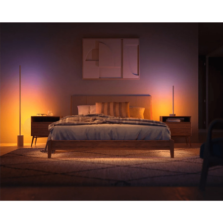 SIGNE GRADIENT LED Eiche Stehleuchte EU/UK 29W CCT RGB PHILIPS HUE Bluetooth Zigbee