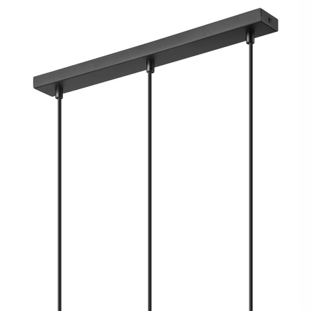 AURELIA abgehängte Deckenleuchte 3xE27 Schwarz LM-3.152 Lamkur