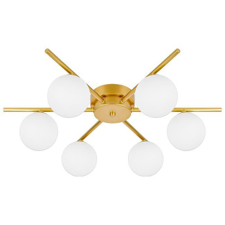 Kronleuchter Decke Pendelleuchte Dekorative 6x G9 Gold Bali Masterled