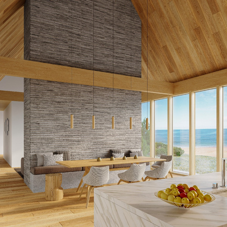 LINO LED Pendel-Deckenleuchte 2xGU10 Naturholz SOLLUX