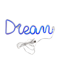 Dekorative LED Batterie Lampe 3W Weiß Neon Sanico Goldlux