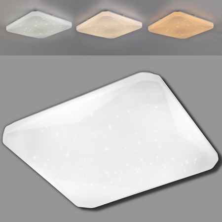 LED-Deckenleuchte KASTOR 40K 68W 7500lm 2700-6500K 43cm GOLDLUX (Polux) + Fernbedienung