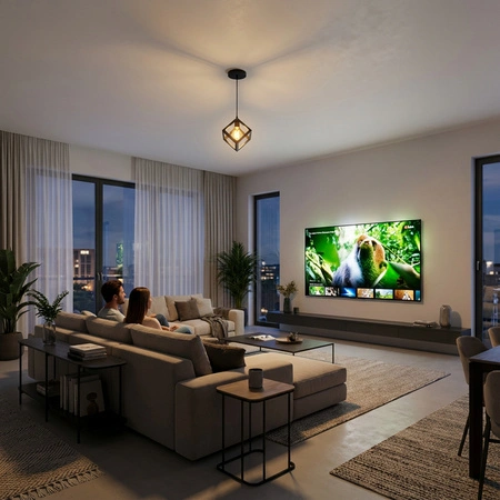 Pendelleuchte mit 1x E27-Sockeln, Hängelampe Geometrisch Quadrat TALUS LUMILED