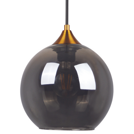 Decke Hängelampe E27 Gold Grau Damar Sanico Goldlux