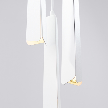 PRYSM 3P 3xG9 Weiß Skandinavische Decke Pendelleuchte SOLLUX