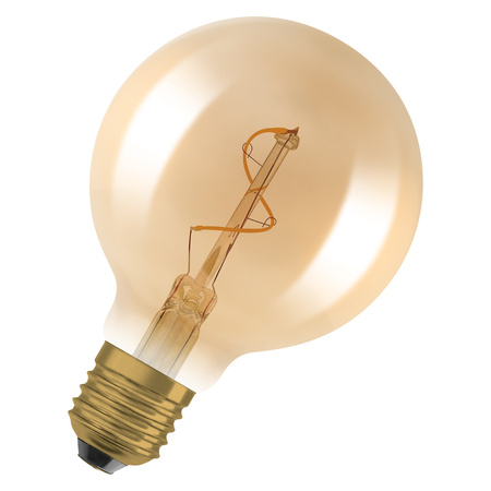 LED-Lampe G120 Vintage E27 1.8W 30lm 2200K Warm 320° Amber Filament Vintage 1906 Osram