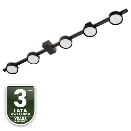 OVILO Deckenleuchte LED-Halogen-Leuchte 5x GX53 Spot Wandleuchte Reflektor LUMILED