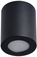 Aufbau-Halogenleuchte SPOT TUBA rund SANI GU10 schwarz IP44 Kanlux