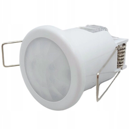 PIR-Bewegungs- und Dämmerungssensor Einbau 360° 8 m Innenbereich Weiß