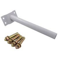 HALTER für SOLAR-Straßenlaterne 41CM ROHR ?37mm Weiß Masterled