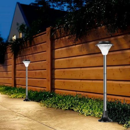 LED Solar Garten Lampe angetriebener Pfosten Ornamental IP44 Laterne 3in1