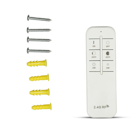 LED-Hängelampe 42W CCT dimmbar mit Fernbedienung SOFT LIGHTS VT-7607 V-TAC