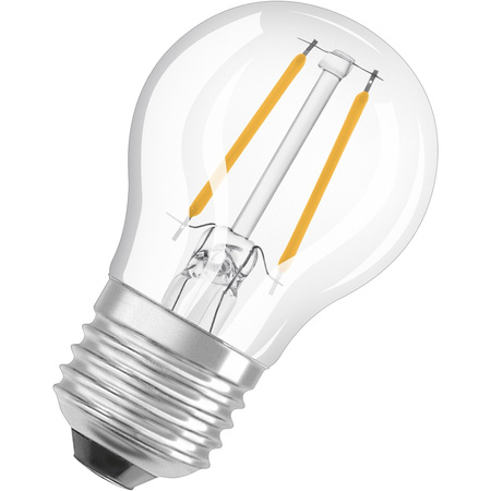 E27 P45 CL LED Lampen 4W = 40W 470lm 6500K Kalt 300° OSRAM STAR Filament