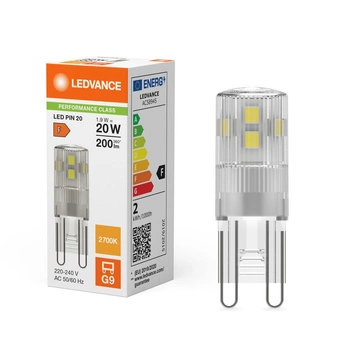 LED-Kapsel-Glühbirne G9 1.9W = 20W 200lm 2700K Warm 300° Ledvance