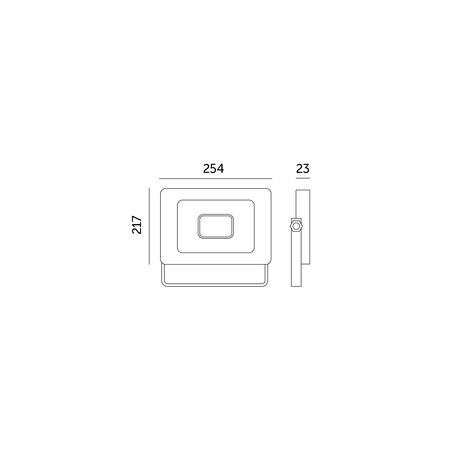 LED-Flutlicht Halogen 100W 8700lm 6500K IP65 Schwarz LED2B Lampe MH KOBI