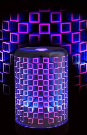 Luftbefeuchter / dekorative LED-LAMPE RGB BONN 3D 12W 2in1 GOLDLUX (Polux)