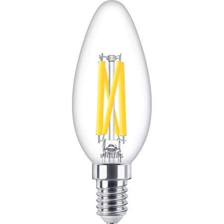 LED-Kerzenlampe E14 B35 3,4W = 40W 470lm 2700 warmes Filament PHILIPS dimmbar