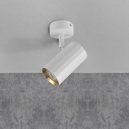 Wand- und Deckenstrahler GU10 Weißgold NICEA Sanico Goldlux