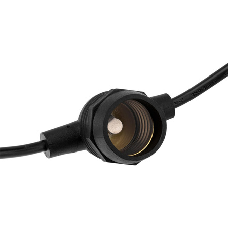 Garten Girlande Outdoor-Lichterkette 10m 10x E27 Glühbirnen 7W 3000K NARCI Lumiled