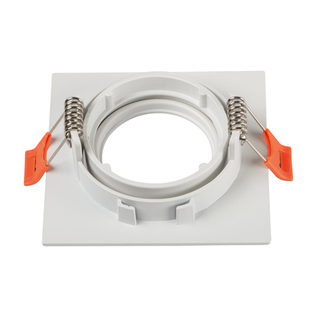 Ring-Deckeneinbauleuchte GU5.3 GU10 quadratisch weiß Dalla Kanlux Spotleuchte