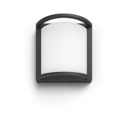Gartenleuchte LED Wandleuchte SAMONDRA myGarden 12W 4000K IP44 Anthrazit PHILIPS