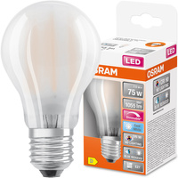 LED-Lampe E27 A60 7.5W = 75W 1055lm 4000K Neutral 300° CRI90 Glühfaden Dimmbar OSRAM SUPER STAR+