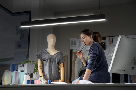 42W 4400lm 4000K Neutral Dimmbar Schwarz Office Line Ledvance Line Leuchte