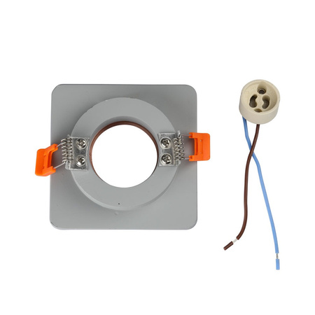 Deckeneinbauleuchte GU10 Square Grau/Roségold VT-862 V-TAC - 5 Jahre Garantie