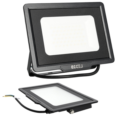 LED-Flutlicht 50W 4000lm 6000K IP65 Schwarz LED2B KOBI MH