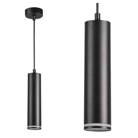 Decke Pendelleuchte Überhang GU10 Schwarz PARIS Sanico Goldlux