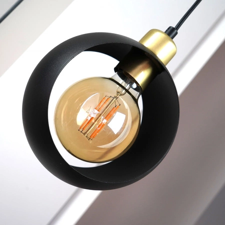 CYKLOP Hängende Deckenleuchte Schwarz Patina Modern E27 2751 TK Lighting