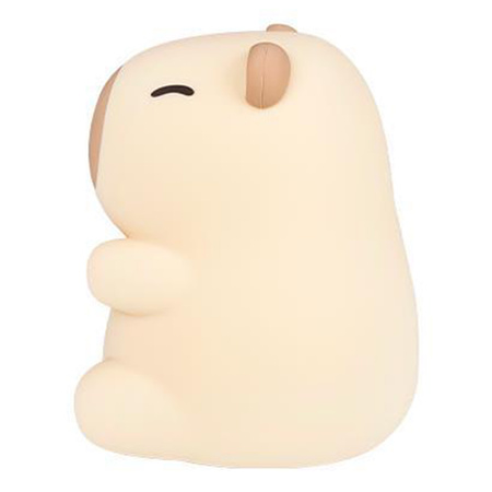 LED Kinder Dekorative Capybara Nachtlicht 2.5W 18lm 3000K Warm RGB 360° Braun Masterled