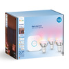 3x LED GU10 Reflektor PAR16 4.7W = 50W 345lm 2200-6500K CCT + RGB SMART Smart Bluetooth ZigBee Weiß und Farbe Ambiance + Brücke Brücke Philips HUE Starter Kit