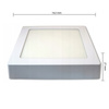 LED-Panel-Deckenleuchte 12W 960lm 4000K Neutral Anbauleuchte Quadratisch Weiß Proma Masterled