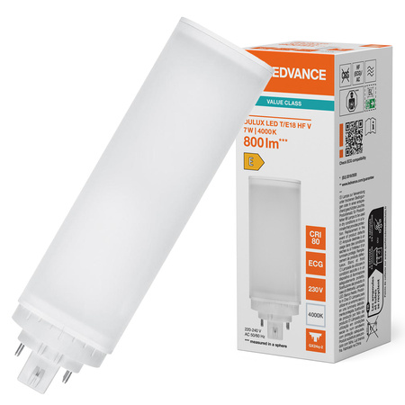 LED Lampen DULUX GX24q-2 7W = 18W 800lm 4000K Neutralweiß LEDVANCE
