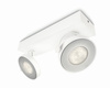 LED-Deckenleuchte 2x 4.5W 2700K Dimmbar CLOCKWORK Moving White PHILIPS