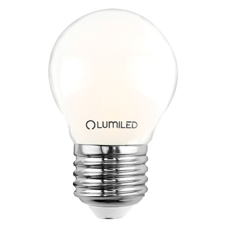 LED-Lampe E27 Kugel P45 2,2W 470lm = 40W 4000K neutralweiß 360° Filament Energieklasse A LUMILED