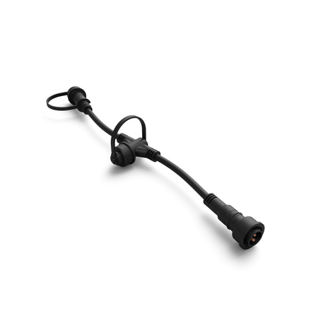 Anschlüsse für Niederspannungslampen CONNECTOR GardenLink 12V IP65 6 Stück 28cm Schwarz PHILIPS