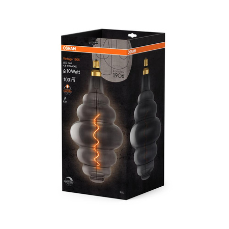 Dekorative Leuchtmittel E27 NEST 4,8W = 10W 100lm 1800K Warm 320° Filament dimmbar OSRAM Vintage 1906