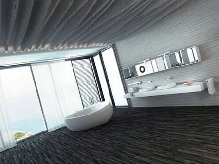 LED-Badezimmer-Wandleuchte ASTEN 8W 4000K 690lm 40cm IP44 Spiegelleuchte Weiß KANLUX