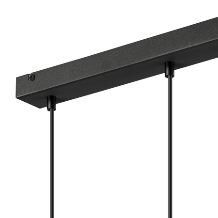 DIEGO Hängeleuchte 3xE27 Schwarz Gold LM-3.124 Lamkur