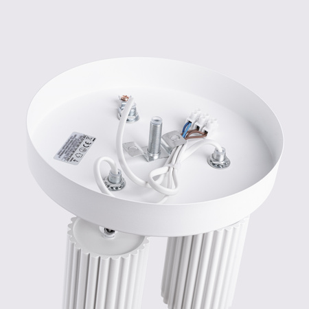 Plafond Deckenleuchte Tuba Spot 3x GU10 Weiß Carbon Deep Space SL.1544 Sollux