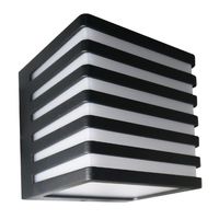 Außenwandleuchte Fassadenleuchte LED 4000K Square Black