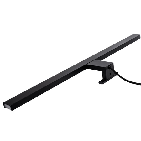 LED Badezimmer Wandleuchte 15W 1650lm 4000K Neutral 120° Schwarz IP44 SAMOS Sanico Goldlux