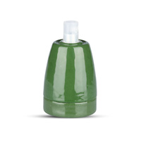Hängeleuchte E27 Porzellan grüner Schirm VT-799 V-TAC