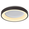 Plafond LED-Deckenleuchte Aufbauleuchte 72W 7500lm 2700-6000K CCT Schwarz Dimmbar + EDGE Fernbedienung Videx