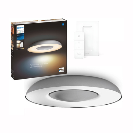 LED STILL 22.5W CCT PHILIPS HUE Bluetooth Zigbee Deckenleuchte + Dimmschalter