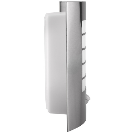 Wandleuchte Außen E27, Garten-Wandleuchte IP44 Schwarz mit Bewegungs- und Dämmerungssensor NIGELLA LUMILED