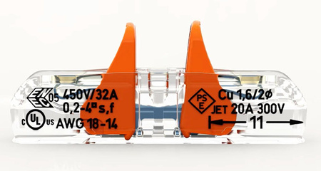 Schnellverbinder WAGO Installationsverbinder Set à 60 Stück - 20x 221-2411 20x 221-412 20x 20x 221-413