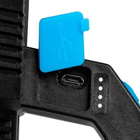 Wiederaufladbarer LED-Suchscheinwerfer 5W 250lm Handscheinwerfer Leistungsstarke 4XLED+COB VA0113 VAYOX